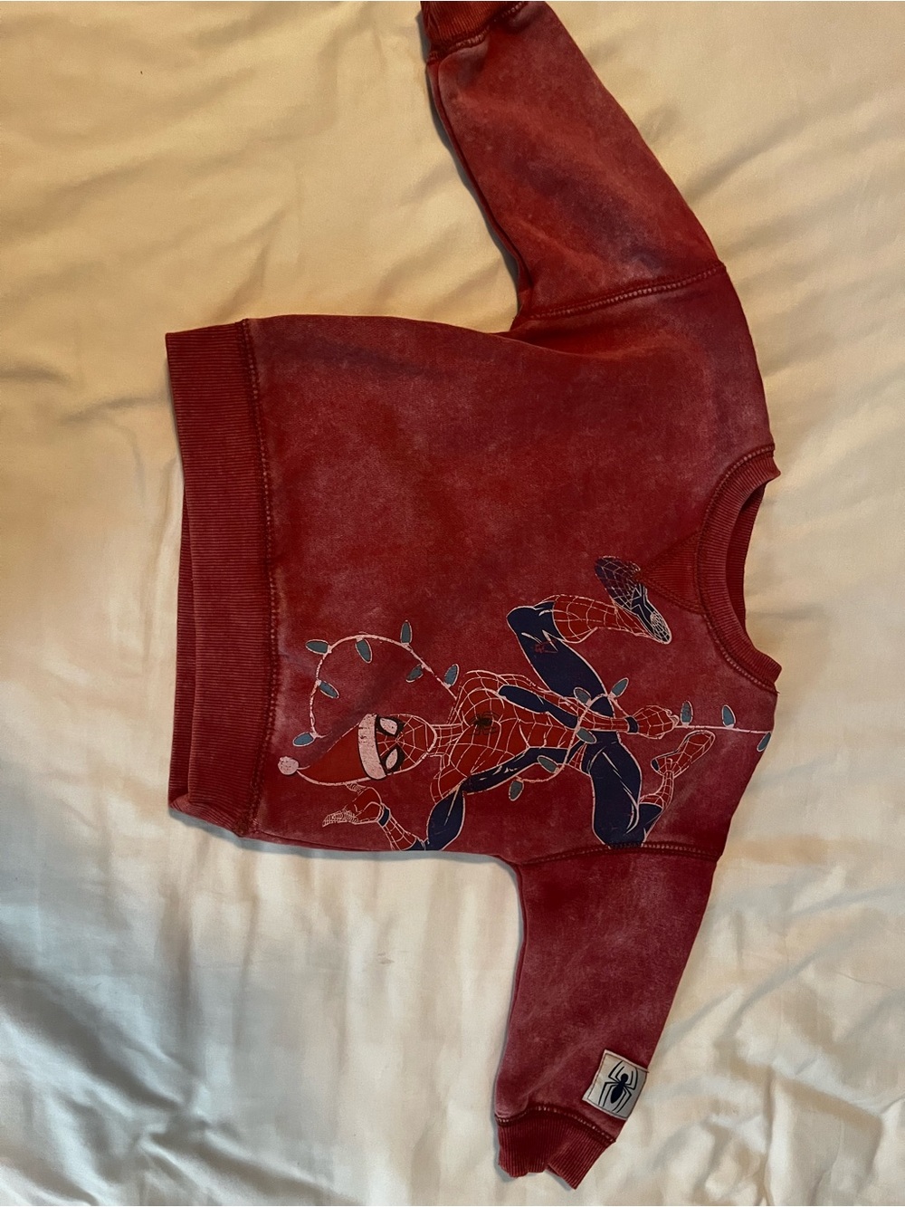 Marvel Spider-Man Red Toddler Pullover